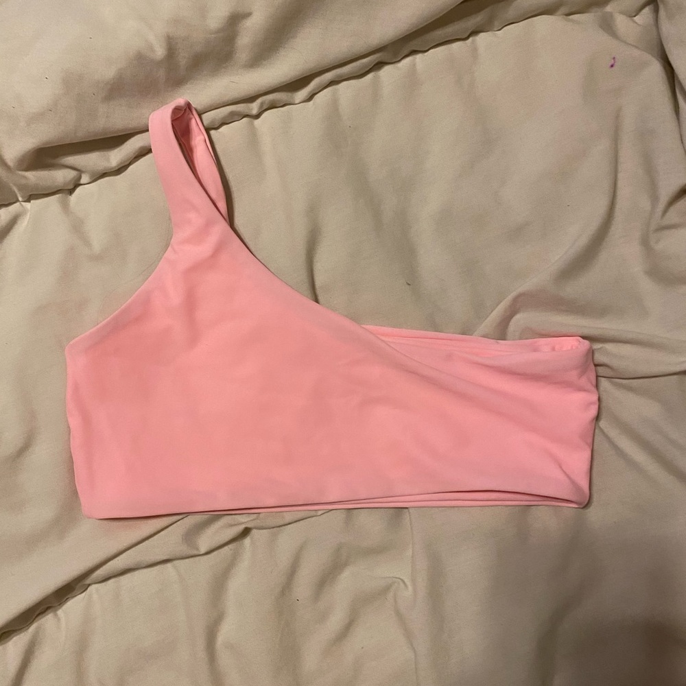 one shoulder bikini top